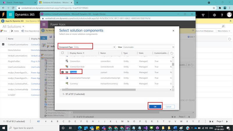 How to Move CRM Customizations  between Dynamics 365 CRM Environments using classic mode and Power Apps Maker Portal.